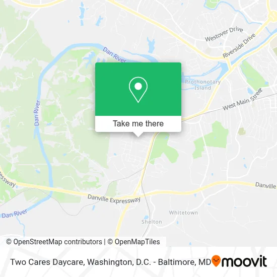 Two Cares Daycare map