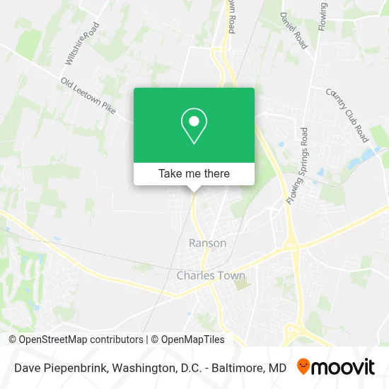 Dave Piepenbrink map