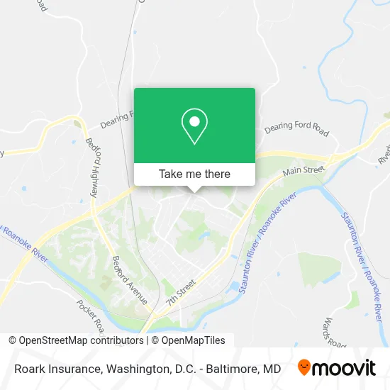 Roark Insurance map