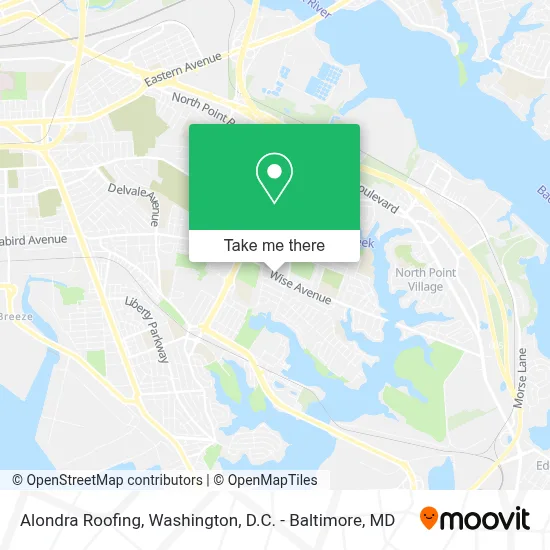 Alondra Roofing map