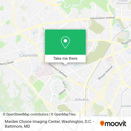 Maiden Choice Imaging Center map