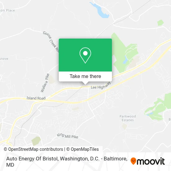 Auto Energy Of Bristol map