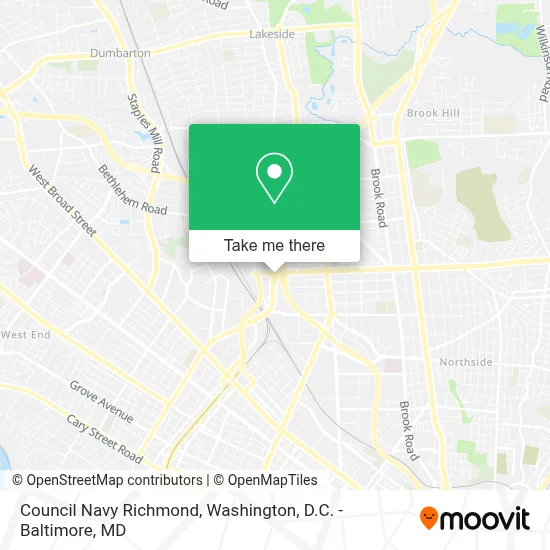 Council Navy Richmond map