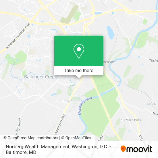 Norberg Wealth Management map