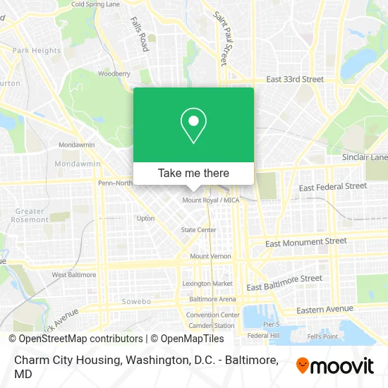 Charm City Housing map