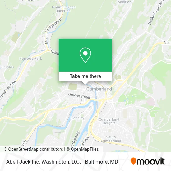 Abell Jack Inc map