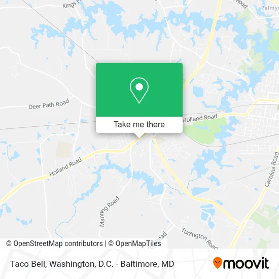 Taco Bell map