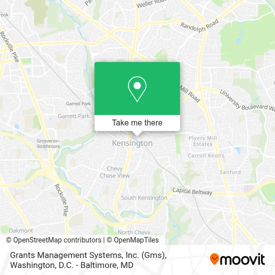 Grants Management Systems, Inc. (Gms) map