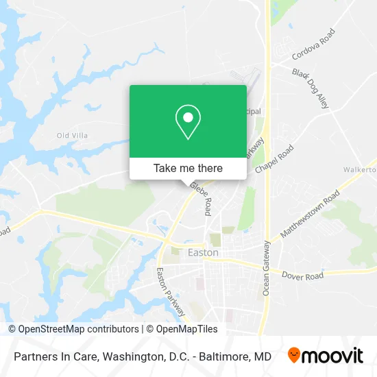 Partners In Care map