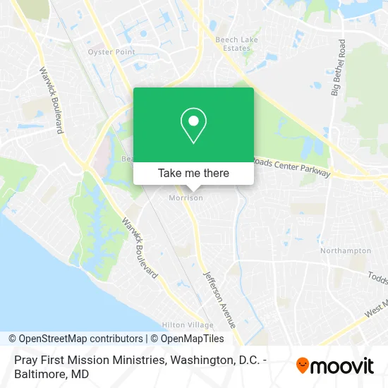 Pray First Mission Ministries map