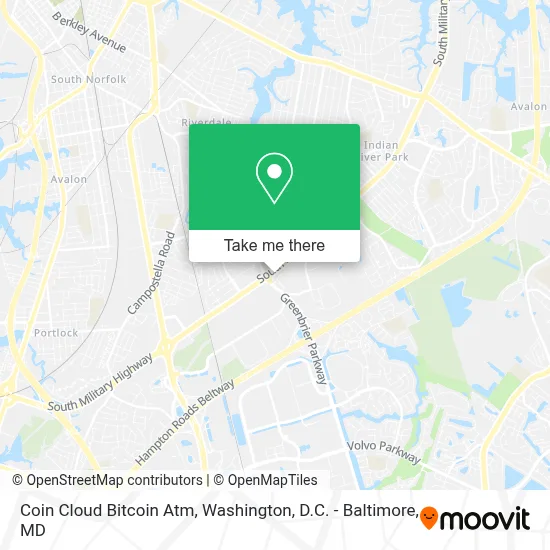 Coin Cloud Bitcoin Atm map