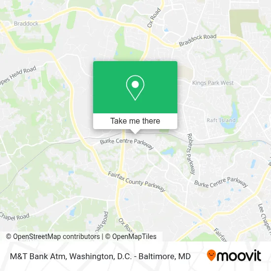 M&T Bank Atm map