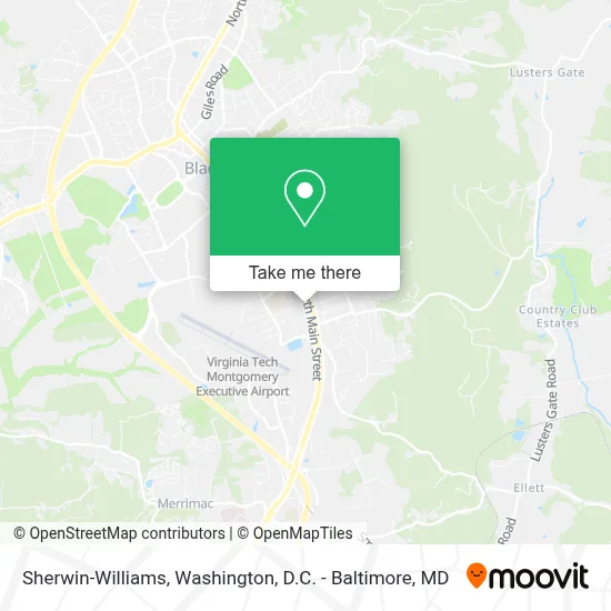 Sherwin-Williams map