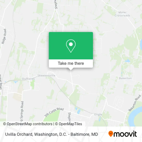 Uvilla Orchard map