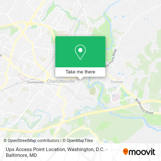 Ups Access Point Location map