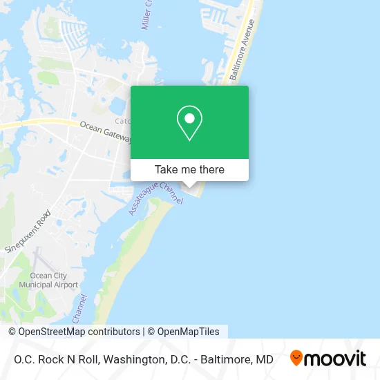 O.C. Rock N Roll map