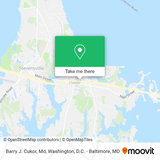 Barry J. Cukor, Md map