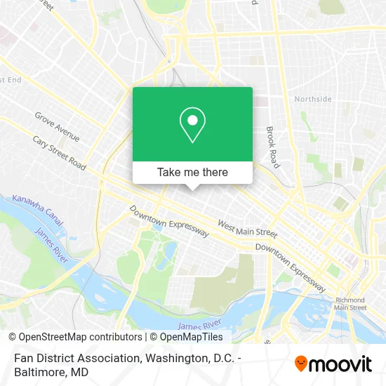 Fan District Association map
