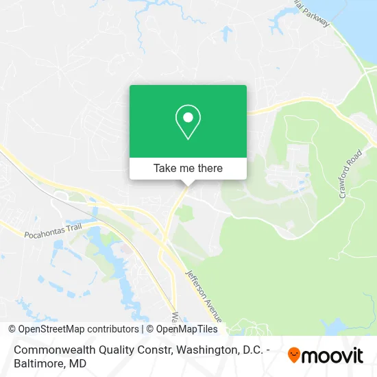 Commonwealth Quality Constr map