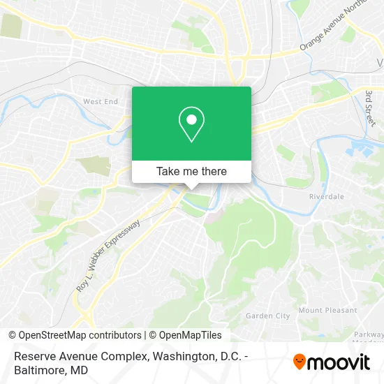 Reserve Avenue Complex map
