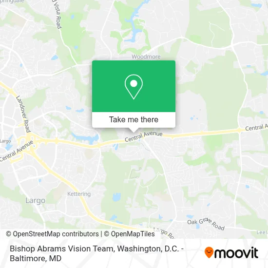 Bishop Abrams Vision Team map