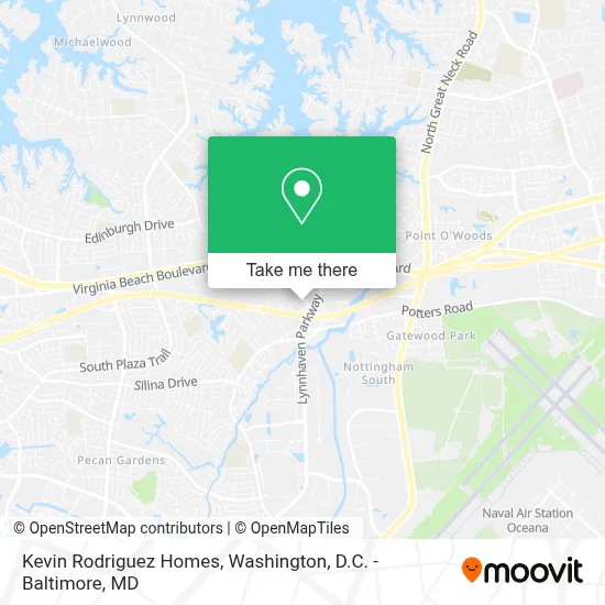 Kevin Rodriguez Homes map