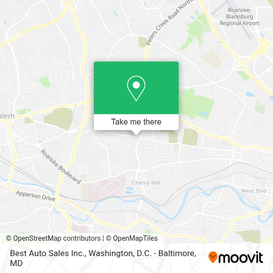 Best Auto Sales Inc. map
