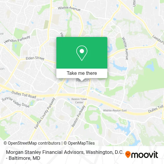 Morgan Stanley Financial Advisors map