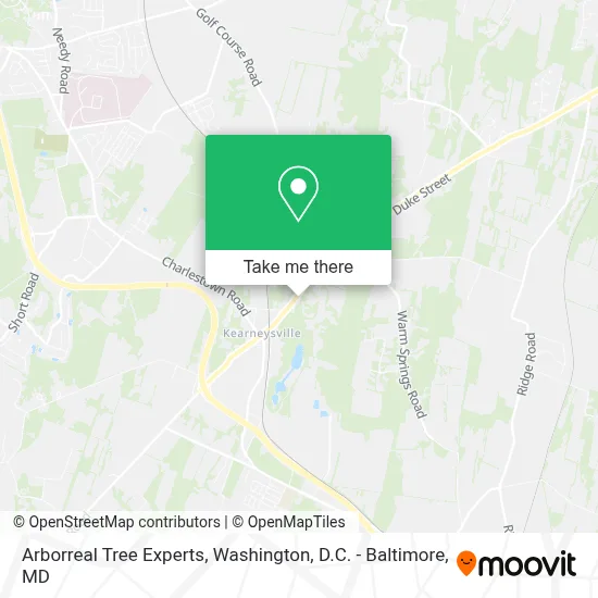 Arborreal Tree Experts map