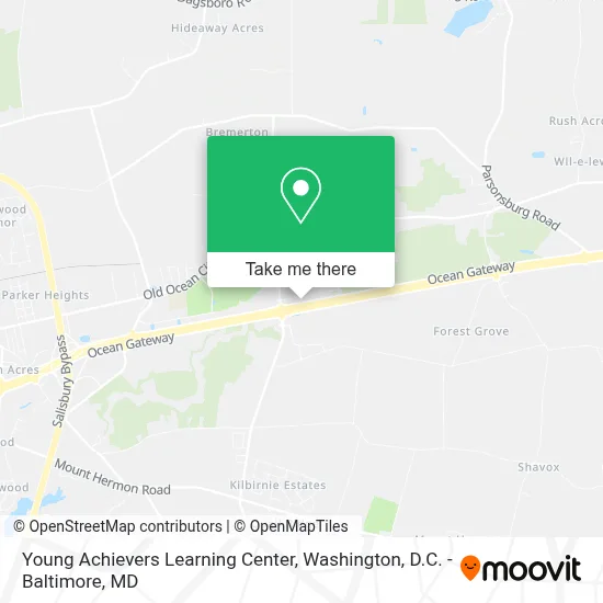 Young Achievers Learning Center map