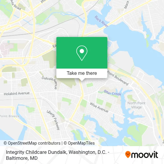 Integrity Childcare Dundalk map