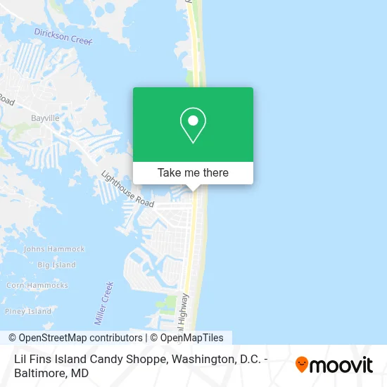 Lil Fins Island Candy Shoppe map