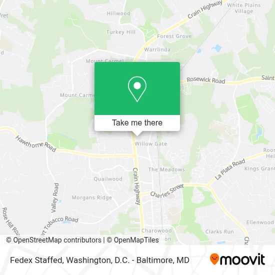 Fedex Staffed map