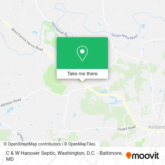C & W Hanover Septic map
