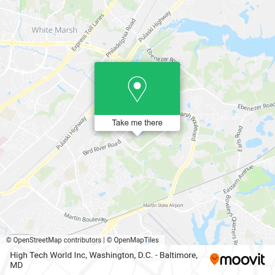 High Tech World Inc map