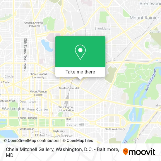 Chela Mitchell Gallery map