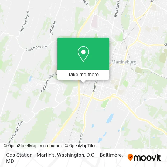 Gas Station - Martin's map