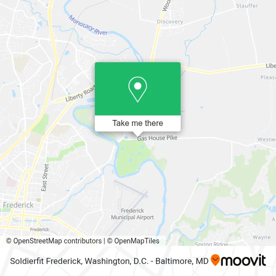 Soldierfit Frederick map