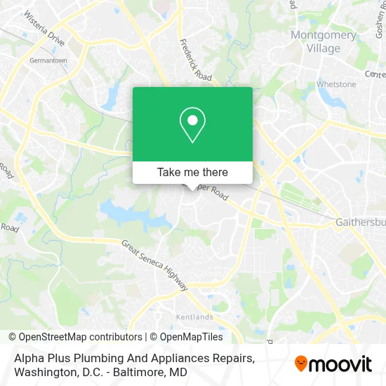 Alpha Plus Plumbing And Appliances Repairs map