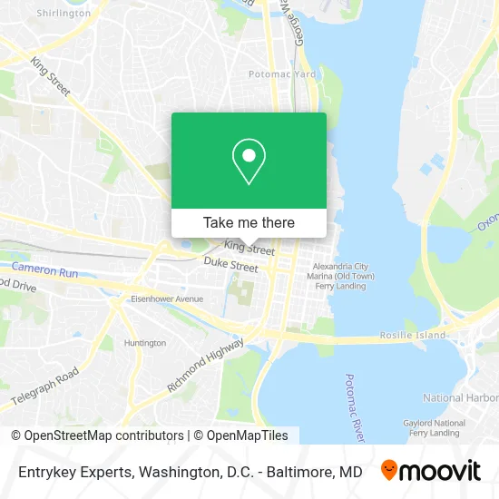 Entrykey Experts map