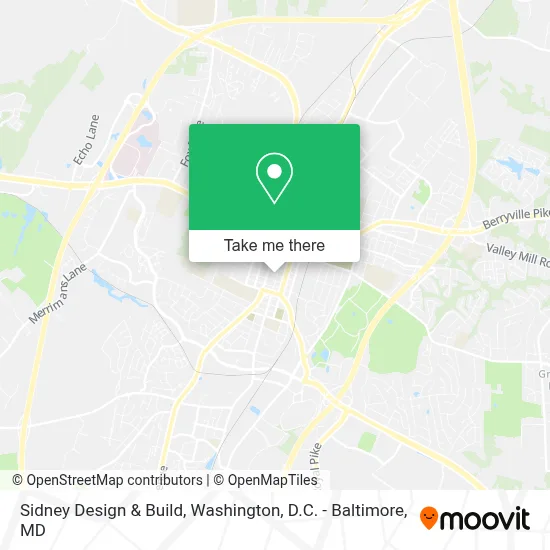 Sidney Design & Build map