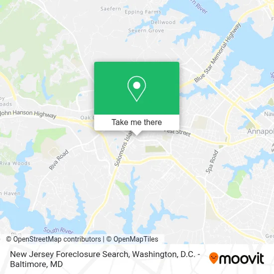 New Jersey Foreclosure Search map
