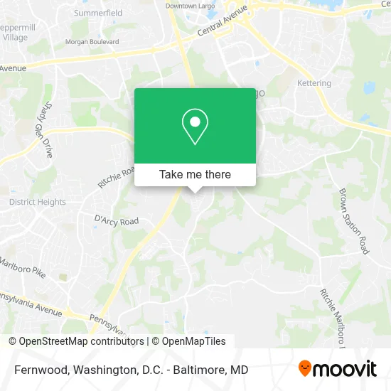 Fernwood map
