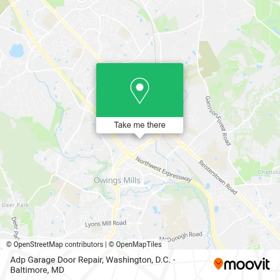 Adp Garage Door Repair map
