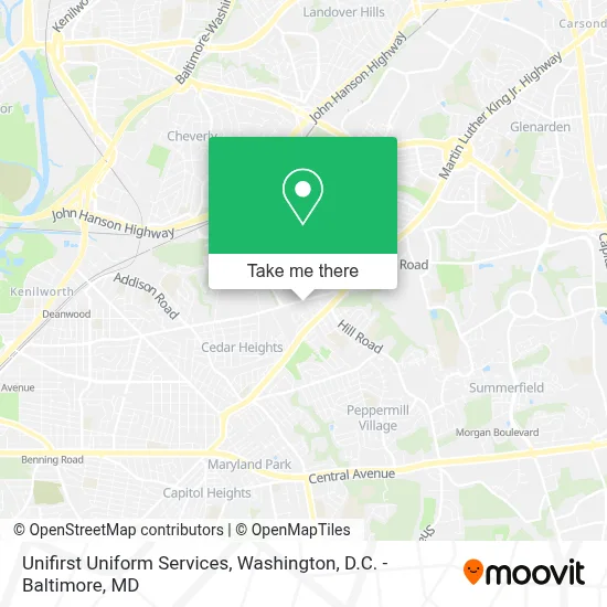 Unifirst Uniform Services map