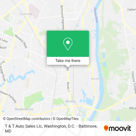 T & T Auto Sales Llc map