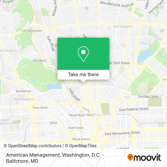 American Management map