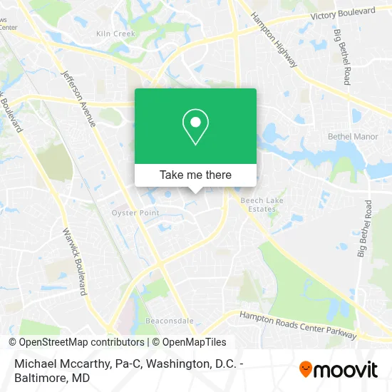 Michael Mccarthy, Pa-C map
