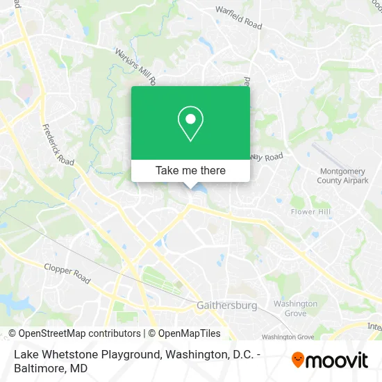 Lake Whetstone Playground map