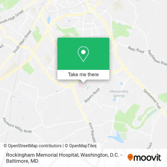 Rockingham Memorial Hospital map